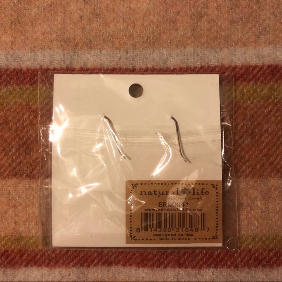 NEW Natural Life Sterling Dog Dangle Earrings - Picture 2 of 2